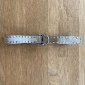 Studded Moto Grommet Belt